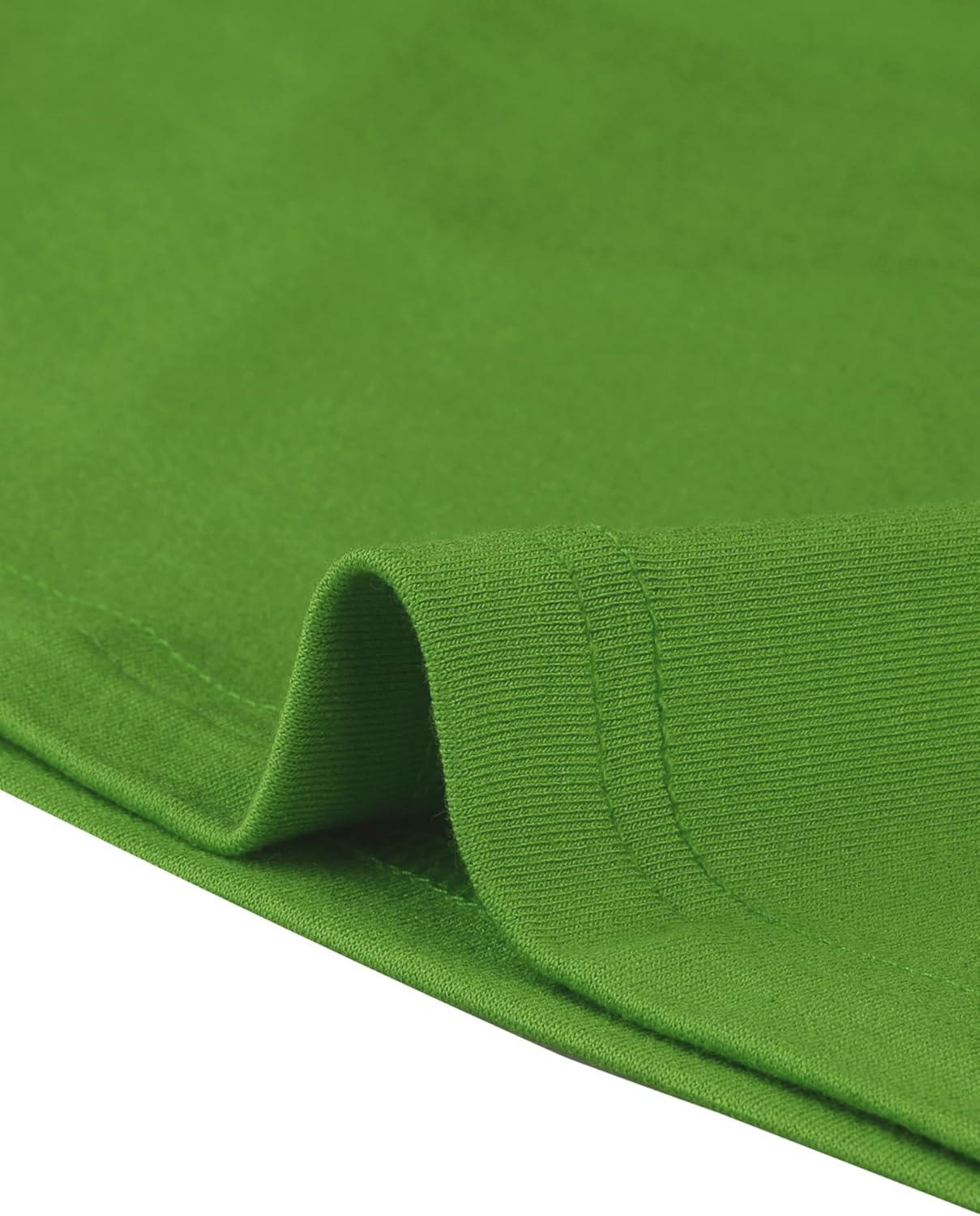 imageAllegra K Womens Half Sleeves Scoop Neck Fitted Layering Top Soft TShirtGrass Green