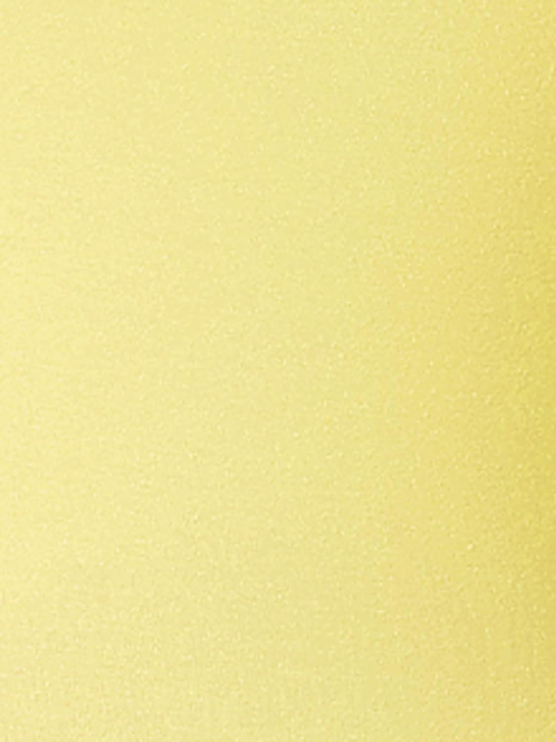 imageAllegra K Womens Half Sleeves Scoop Neck Fitted Layering Top Soft TShirtLight Yellow