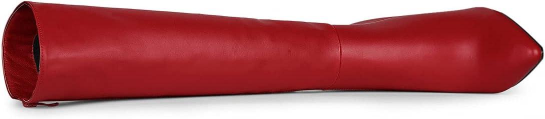 imageAllegra K Womens High Heels Pointed Toe Stiletto Heel Knee High BootsRed