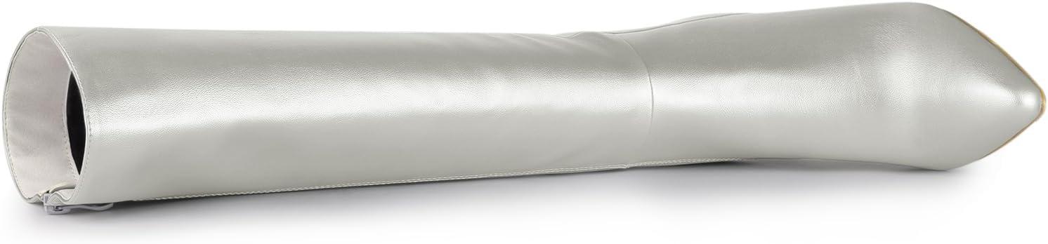 imageAllegra K Womens High Heels Pointed Toe Stiletto Heel Knee High BootsSilver