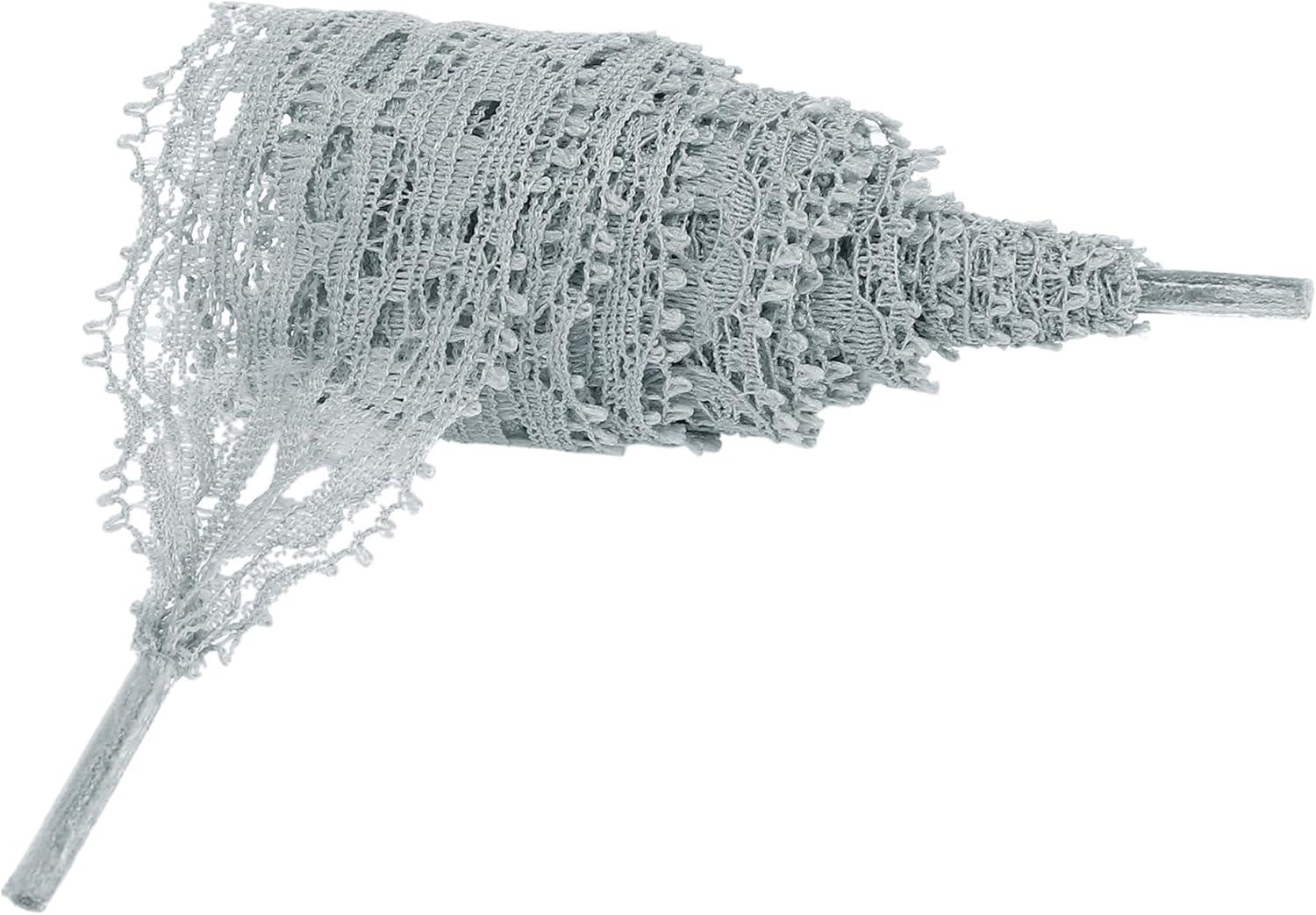 imageAllegra K Womens Lace Hollow Flower Embroidered Shoestrings Extra Wide Flat Shoe Laces for Sneakers 2 PairsGrey