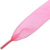 imageAllegra K 2 Pairs Flat Snow Yarn Shoelaces 25cm4cm Wide Transparent Shoe Laces for SneakersBright Pink