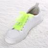 imageAllegra K 2 Pairs Flat Snow Yarn Shoelaces 25cm4cm Wide Transparent Shoe Laces for SneakersFluorescent Green