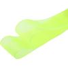 imageAllegra K 2 Pairs Flat Snow Yarn Shoelaces 25cm4cm Wide Transparent Shoe Laces for SneakersFluorescent Green
