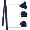 imageAllegra K Mens SelfTied Solid Color Skinny Flat Tips Designed Knit TiesNavy Blue