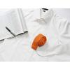 imageAllegra K Mens SelfTied Solid Color Skinny Flat Tips Designed Knit TiesOrange