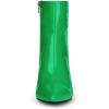 imageAllegra K Womens Chunky Heel Pointed Toe Zipper Ankle BootsGreen