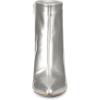 imageAllegra K Womens Chunky Heel Pointed Toe Zipper Ankle BootsSilver