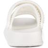 imageAllegra K Womens Cloud Slides Sandals Pillow TwoWay Wear Shower Slingback Flat SandalsWhite