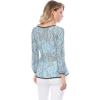 imageAllegra K Womens Elegant Tie Waist Long Sleeve Top Lace Peplum BlousesBlue