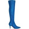 imageAllegra K Womens Glitter Pointed Toe Stiletto Heels Over the Knee High BootsRoyal Blue