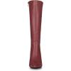 imageAllegra K Womens High Heels Pointed Toe Stiletto Heel Knee High BootsBurgundy