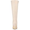 imageAllegra K Womens High Heels Pointed Toe Stiletto Heel Knee High BootsCream