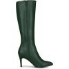 imageAllegra K Womens High Heels Pointed Toe Stiletto Heel Knee High BootsDark Green