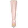 imageAllegra K Womens High Heels Pointed Toe Stiletto Heel Knee High BootsPink