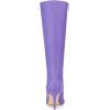 imageAllegra K Womens High Heels Pointed Toe Stiletto Heel Knee High BootsPurple