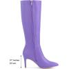 imageAllegra K Womens High Heels Pointed Toe Stiletto Heel Knee High BootsPurple