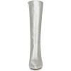 imageAllegra K Womens High Heels Pointed Toe Stiletto Heel Knee High BootsSilver