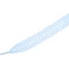 imageAllegra K Womens Lace Hollow Flower Embroidered Shoestrings Extra Wide Flat Shoe Laces for Sneakers 2 PairsLight Blue