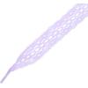 imageAllegra K Womens Lace Hollow Flower Embroidered Shoestrings Extra Wide Flat Shoe Laces for Sneakers 2 PairsLight Purple