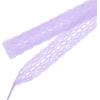 imageAllegra K Womens Lace Hollow Flower Embroidered Shoestrings Extra Wide Flat Shoe Laces for Sneakers 2 PairsLight Purple