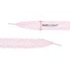 imageAllegra K Womens Lace Hollow Flower Embroidered Shoestrings Extra Wide Flat Shoe Laces for Sneakers 2 PairsPink