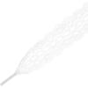 imageAllegra K Womens Lace Hollow Flower Embroidered Shoestrings Extra Wide Flat Shoe Laces for Sneakers 2 PairsWhite