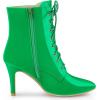 imageAllegra K Womens Lace Up Boots Pointed Toe Stiletto Heel Ankle BootsGrass Green