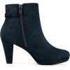 imageAllegra K Womens Low Platform Side Zip Buckle Chunky High Heel Ankle BootiesNavy Blue
