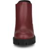 imageAllegra K Womens Lug Sole Chunky Heel Chelsea Ankle BootsBurgundy