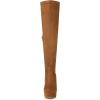 imageAllegra K Womens Platform Block Heel Over Knee High BootsBrown