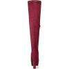 imageAllegra K Womens Platform Block Heel Over Knee High BootsBurgundy