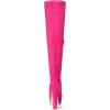 imageAllegra K Womens Platform Block Heel Over Knee High BootsHot Pink