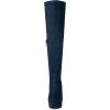 imageAllegra K Womens Platform Block Heel Over Knee High BootsNavy Blue