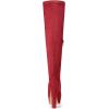 imageAllegra K Womens Platform Block Heel Over Knee High BootsRed