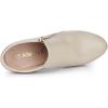 imageAllegra K Womens Platform Round Toe Chunky Heelss Ankle BootiesBeige