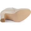 imageAllegra K Womens Platform Round Toe Chunky Heelss Ankle BootiesBeige
