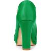 imageAllegra K Womens Platform Round Toe Chunky Heelss Ankle BootiesGrass Green