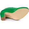 imageAllegra K Womens Platform Round Toe Chunky Heelss Ankle BootiesGrass Green