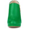 imageAllegra K Womens Platform Round Toe Chunky Heelss Ankle BootiesGrass Green