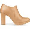 imageAllegra K Womens Platform Round Toe Chunky Heelss Ankle BootiesNude