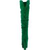 imageAllegra K Womens Platform Round Toe Zipper Slouch Heel Over the Knee Thigh High BootsGreen