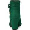 imageAllegra K Womens Pointed Toe Block Heel Zipper Ankle BootsEmerald Green