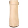 imageAllegra K Womens Pointed Toe Buckle Decor Heel Ankle BootiesBeige