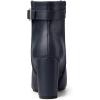 imageAllegra K Womens Pointed Toe Buckle Decor Heel Ankle BootiesNavy Blue