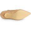 imageAllegra K Womens Pointed Toe Kitten Heel Cutout Ankle BootsKhaki