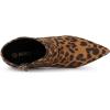 imageAllegra K Womens Pointed Toe Zip Stiletto Kitten Heel Ankle BootiesLeopard