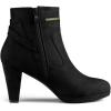 imageAllegra K Womens Round Toe Ankle Mid Heel BootsBlack