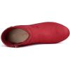 imageAllegra K Womens Round Toe Ankle Mid Heel BootsRed