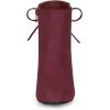 imageAllegra K Womens Round Toe Block Heel Zipper Lace Up Ankle BootsBurgundy